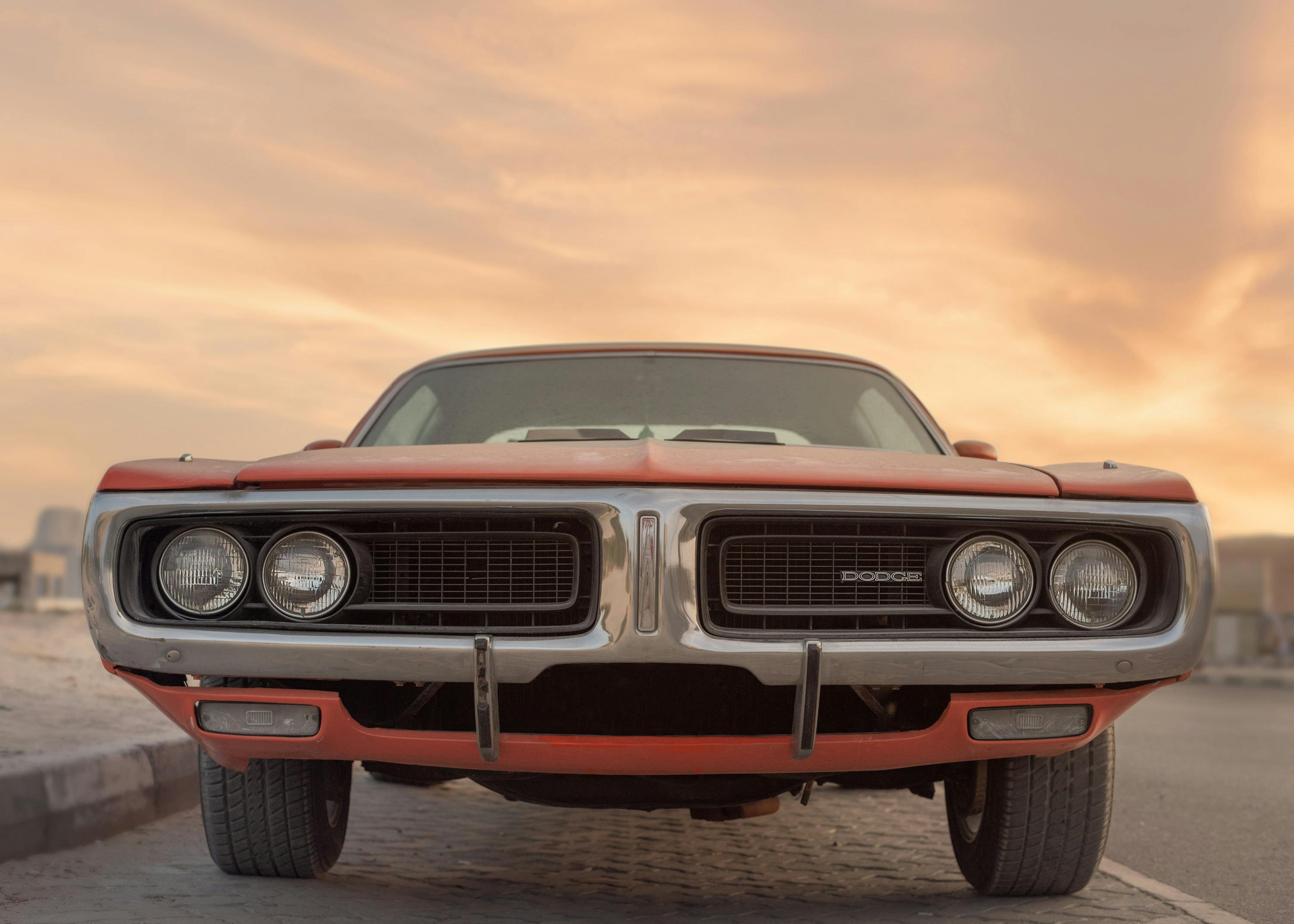 Classic car delivery